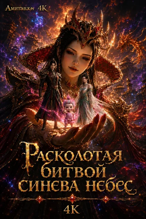 Расколотая битвой синева небес