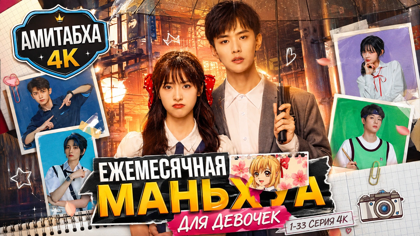 Ежемесячная маньхуа для девочек